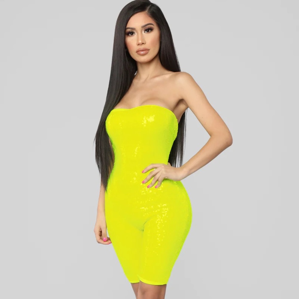 Fashion nova sequin romper